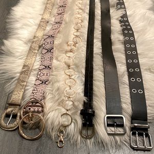 6 belts for $22!!